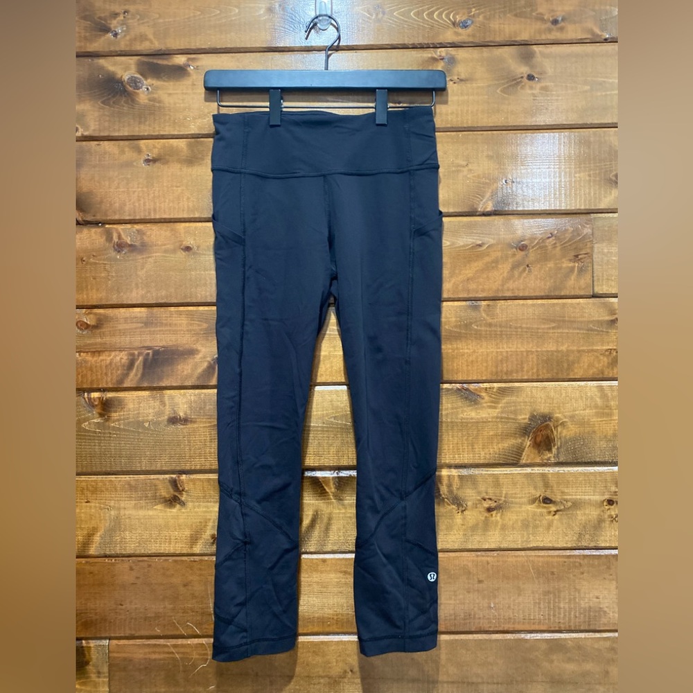 Lululemon Black Pace Rival Crop Legging